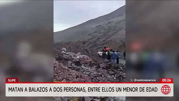 Asesinan a balazos a dos extranjeros en un camino rural de Supe. Foto: América Noticias