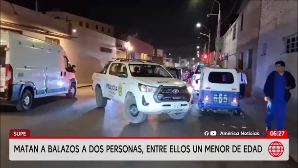 Asesinan a balazos a dos extranjeros en un camino rural de Supe. Foto: América Noticias
