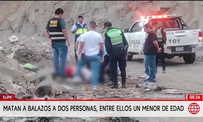 Asesinan a balazos a dos extranjeros en Supe