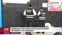 Asesinan a balazos a escolar cuando se dirigía a su colegio en Trujillo. Foto y video: América Noticias