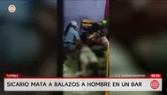 Asesinan a balazos a un hombre en un bar de Tumbes