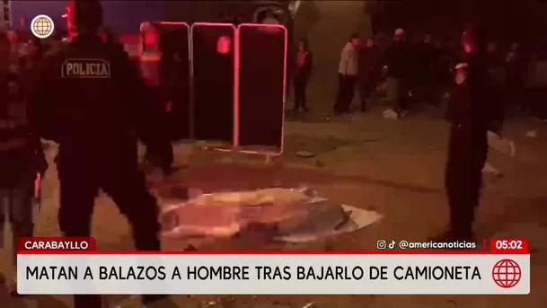 Asesinan a balazos a un hombre en Carabayllo. Foto: América Noticias Asesinan a balazos a un hombre en Carabayllo. Foto: América Noticias