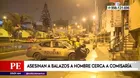 Asesinan a balazos a hombre cerca a comisaría