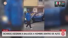 Asesinan a balazos a hombre dentro de auto en el Callao