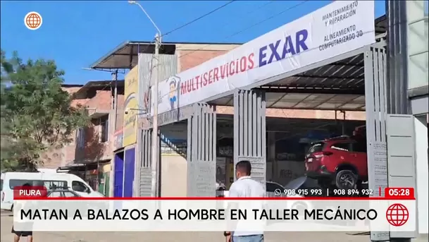 Asesinan a balazos a hombre en taller mecánico en Piura. Foto: América Noticias