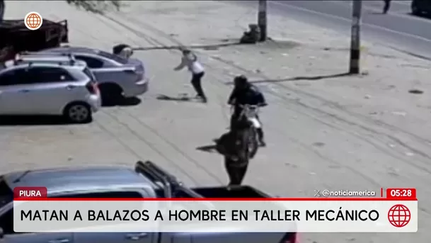 Asesinan a balazos a hombre en taller mecánico en Piura. Foto: América Noticias