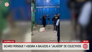 Asesinan a balazos a jalador de colectivos en Chorrillos. Foto y video: América Noticias