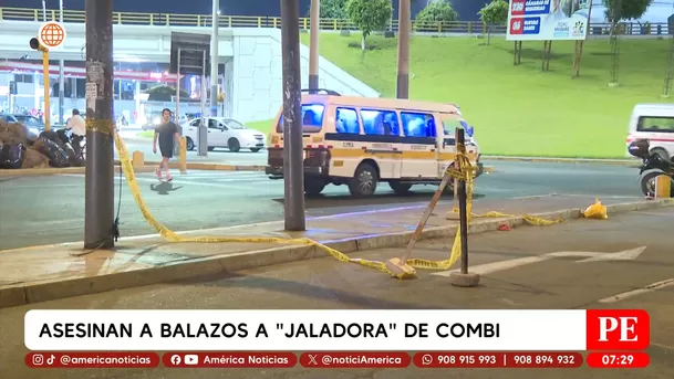 Asesinan a balazos a jaladora de combi en el Callao. Foto: América Noticias Asesinan a balazos a jaladora de combi en el Callao. Foto: América Noticias