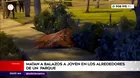 Asesinan a balazos a joven cerca de un parque