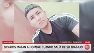 Asesinan a balazos a joven conductor en Huachipa