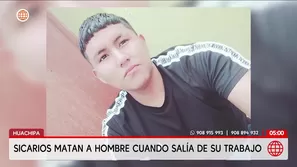 Asesinan a balazos a joven conductor en Huachipa. Foto y video: América Noticias