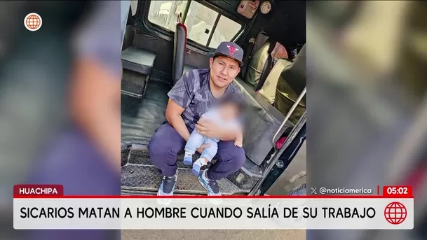 Asesinan a balazos a joven conductor en Huachipa. Foto: América Noticias Asesinan a balazos a joven conductor en Huachipa. Foto: América Noticias