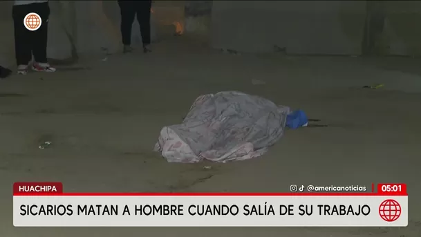 Asesinan a balazos a joven conductor en Huachipa. Foto: América Noticias Asesinan a balazos a joven conductor en Huachipa. Foto: América Noticias