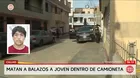 Asesinan a balazos a joven dentro de camioneta en el Callao