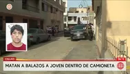 Asesinan a balazos a joven dentro de camioneta en el Callao