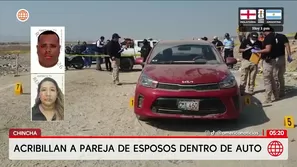 Asesinan a balazos a una pareja de esposos dentro de un auto en Chincha. Foto y video: América Noticias