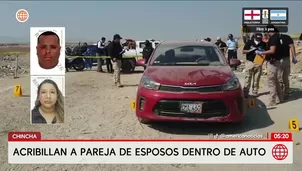 Asesinan a balazos a una pareja de esposos dentro de un auto en Chincha. Foto y video: América Noticias