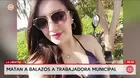 Asesinan a balazos a trabajadora municipal en La Libertad