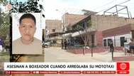 Asesinan a boxeador cuando arreglaba su mototaxi en Comas