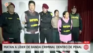 Asesinan a cabecilla de banda dentro de penal en Puno