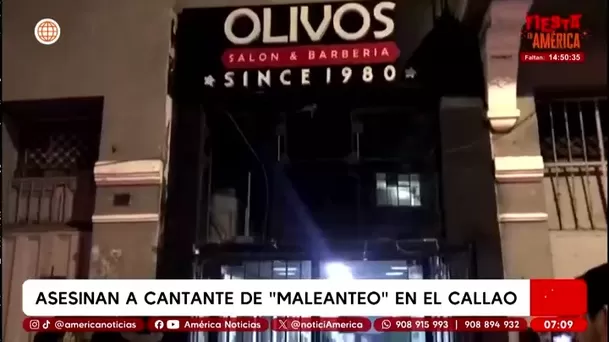 Franco Danós fue asesinado en la barbería 'Olivos' en el Callao / Captura