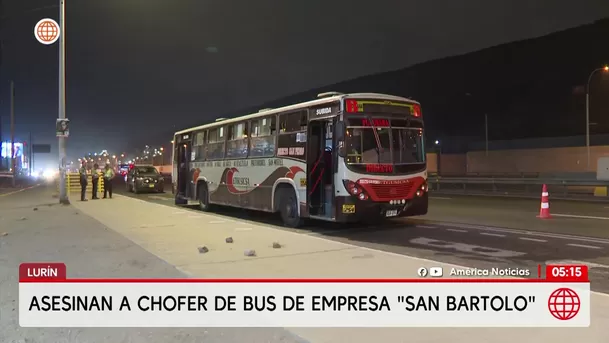 Asesinan a conductor de bus San Bartolo en plena Panamericana Sur. Foto: América Noticias