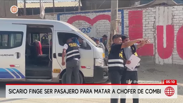 Asesinan a chofer de combi en Lurigancho-Chosica. Foto: América Noticias