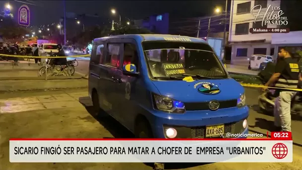 Asesinan a chofer de combi en San Juan de Lurigancho. Foto: América Noticias Asesinan a chofer de combi en San Juan de Lurigancho. Foto: América Noticias
