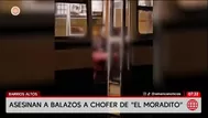 Asesinan a chofer de “Los Moraditos” en Barrios Altos