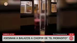 Transportista de 70 años fue baleado dentro de su unidad; sicario lo habría seguido en motocicleta antes del ataque. / Video: América Noticias 