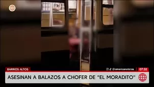 Transportista de 70 años fue baleado dentro de su unidad; sicario lo habría seguido en motocicleta antes del ataque. / Video: América Noticias 