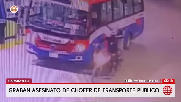 Asesinan a chofer de transporte público en Carabayllo. Foto: América Noticias