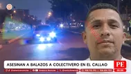 Asesinan a colectivero en el Callao frente a pasajeros