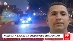 Asesinan a balazos a colectivero en el Callao. Foto y Video: AN
