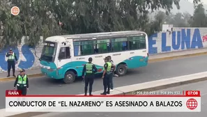 Presuntos sicarios asesinaron a un conductor de bus en plena ruta y a plena luz del día en Lima. Video: Canal N