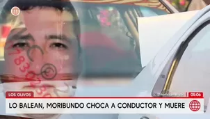 Asesinan a conductor mientras manejaba su camioneta en Los Olivos. Foto y video: América Noticias