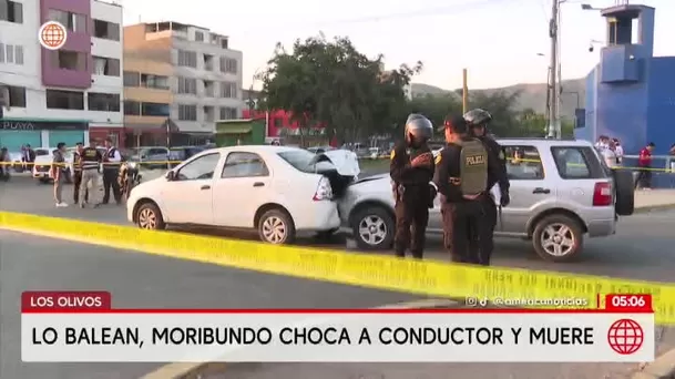 Asesinan a conductor mientras manejaba su camioneta en Los Olivos. Foto: América Noticias