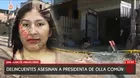 Asesinan a presidenta de olla común en San Juan de Miraflores