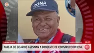 Asesinan a dirigente de construcción civil en Lambayeque
