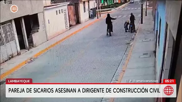 Asesinan a dirigente de construcción civil en Lambayeque. Foto: América Noticias