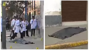 Acribillan a un hombre frente a niños en el Cercado de Lima/ América Noticias