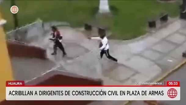 Asesinan a dos dirigentes de Construcción Civil en Huaura. Foto: América Noticias