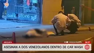 Asesinan a dos extranjeros en un carwash en Arequipa