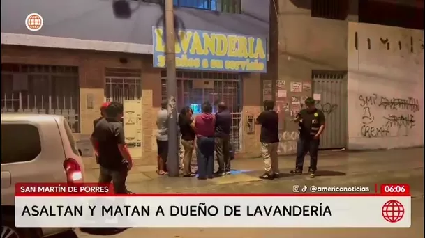 Dueño de lavandería fue asesinado durante asalto en SMP/ América Noticias