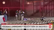 Asesinan a empresario y policía fuera de discoteca en Piura