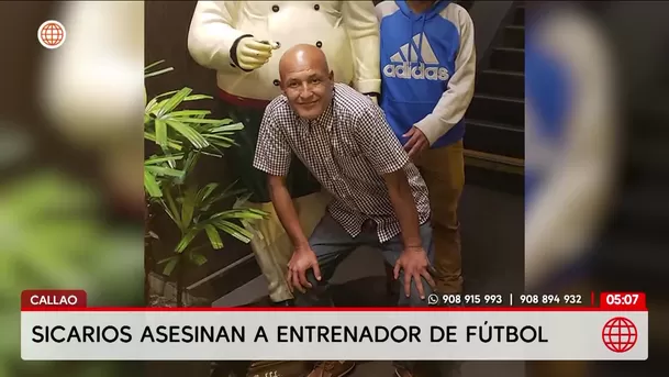 Asesinan a entrenador de fútbol en Callao. Foto: América Noticias