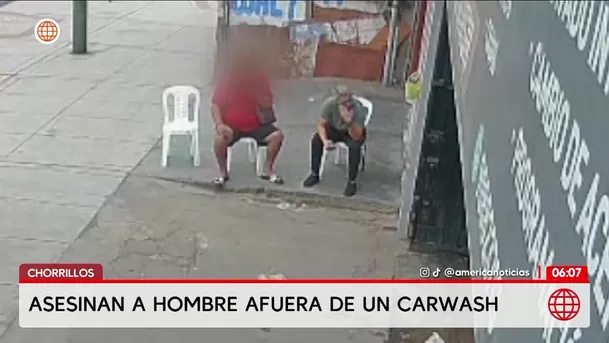 Asesinan a extranjero afuera de un carwash en Chorrillos. Foto: América Noticias