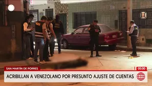 Asesinan a extranjero a balazos en San Martín de Porres. Foto y video: América Noticias