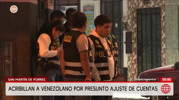 Asesinan a extranjero a balazos en San Martín de Porres. Foto: América Noticias Asesinan a extranjero a balazos en San Martín de Porres. Foto: América Noticias
