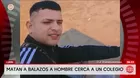 Asesinan a extranjero cerca de un colegio en Lurín